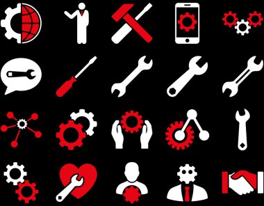 Ayarları ve araçları simgeler