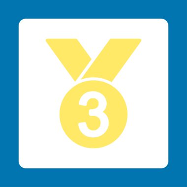 Ödülü Set düğmeleri Overcolor bronz madalya simgesinden