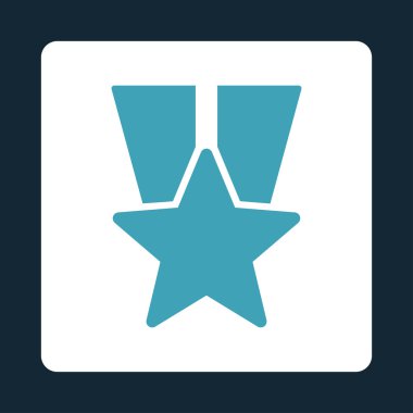 Ödülü Overcolor düğmeleri kümesi'nden yıldız madalya simgesi