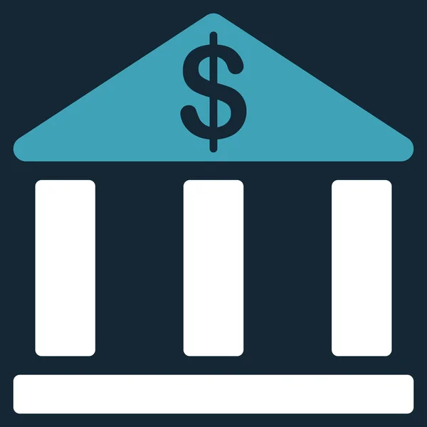 Bank-ikonen från Business Bicolor ange — Stockfoto