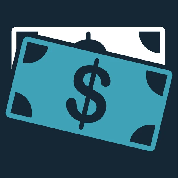 Dollar Banknotes icon from Business Bicolor Set — Stock Photo, Image