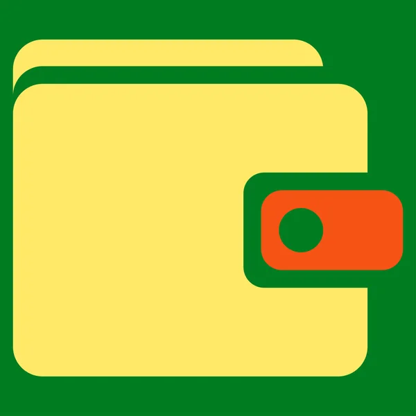 Wallet icon from Business Bicolor Set — Stock Photo, Image