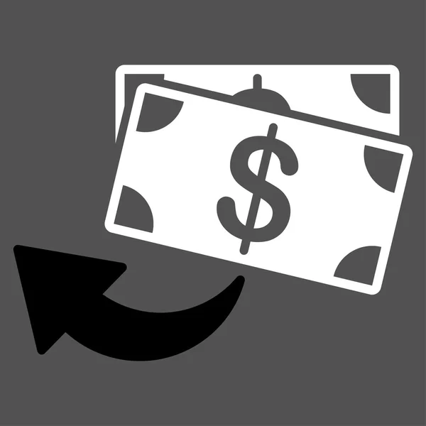 Cashback icon from Business Bicolor Set — Stock Photo, Image