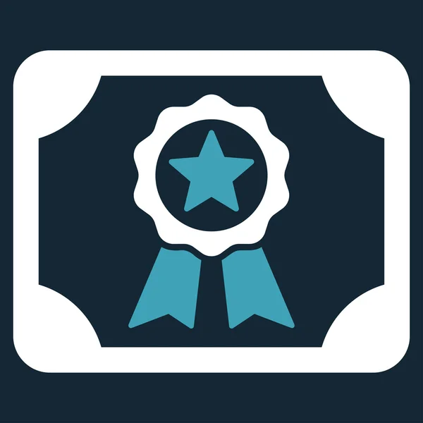 Certificaatpictogram — Stockfoto