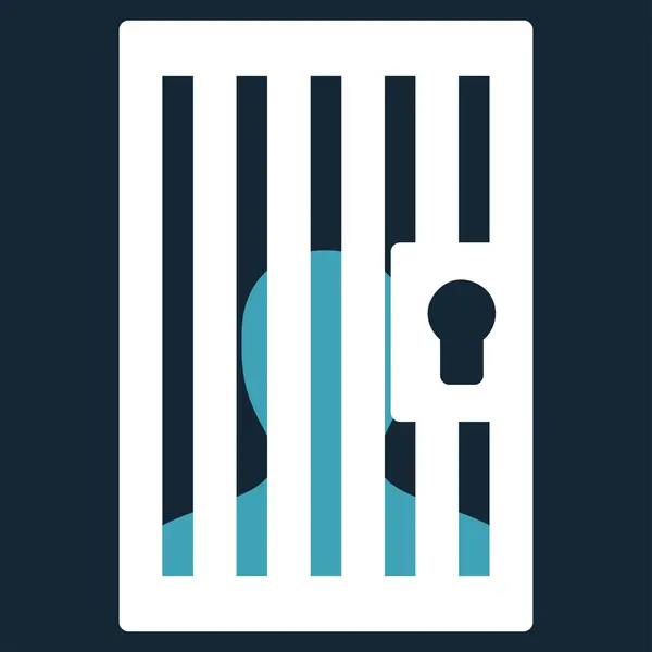 Börtön ikon Business Bicolor Set — Stock Fotó