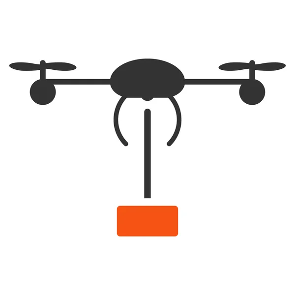 Copter shipment icon — Stock Photo, Image
