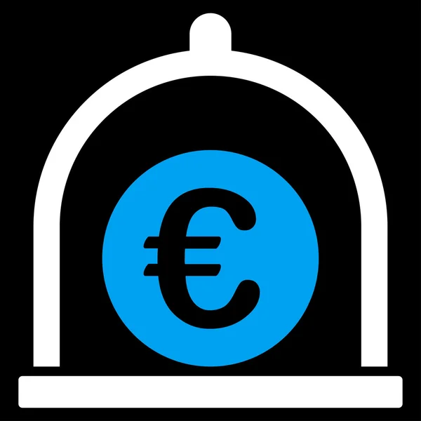 Standardowa ikona euro — Zdjęcie stockowe