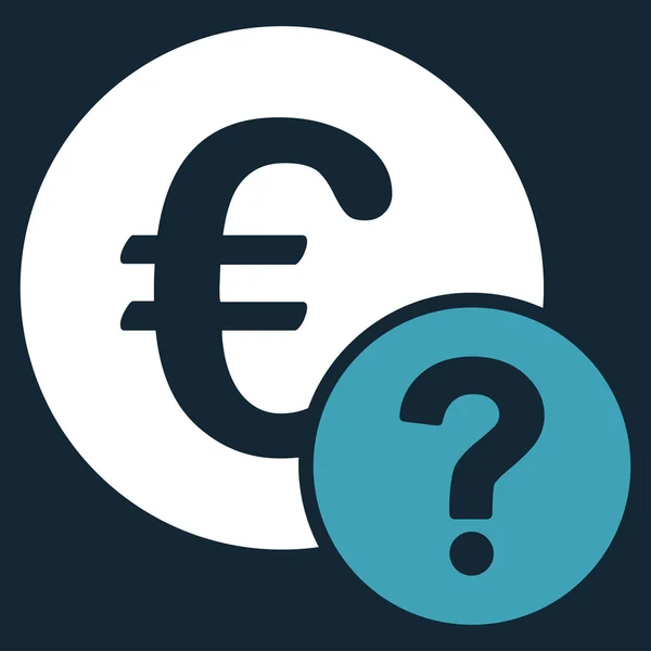 Euro status icon — Stock Photo, Image
