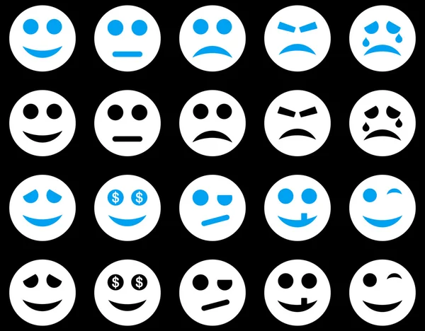 Smile and emotion icons — Stock Photo, Image