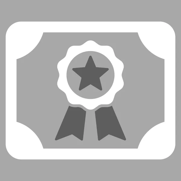 Ícone do certificado — Fotografia de Stock
