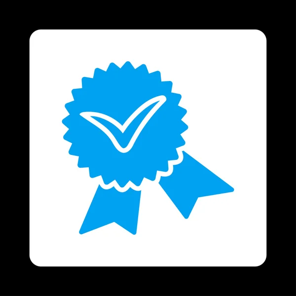 Validering seal ikonen från Award knapparna Overcolor in — Stockfoto