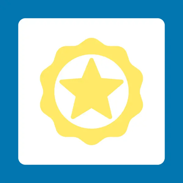 Ícone de selo de prêmio de botões de prêmio OverColor Set — Fotografia de Stock