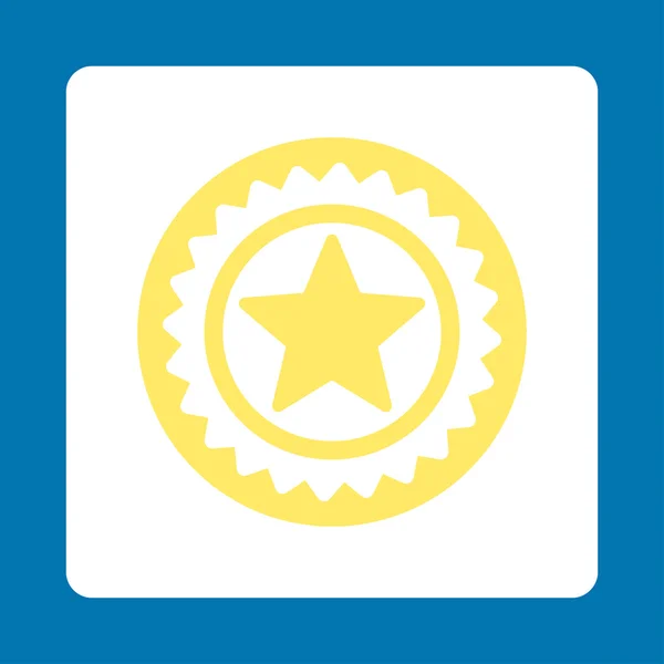 Icono de sello de medalla de botón de premio OverColor Set —  Fotos de Stock