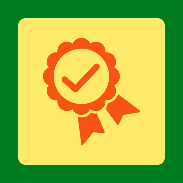 Approved icon from Award Buttons OverColor Set — Stock Photo, Image