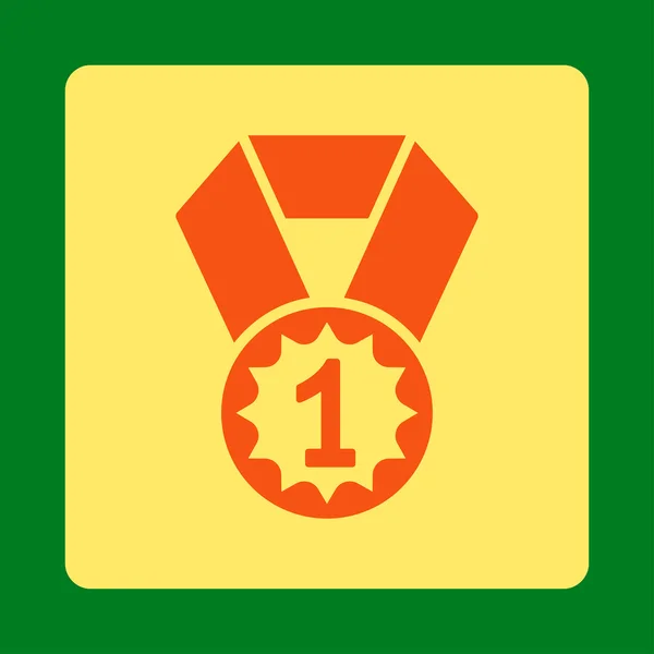 First place icon from Award Buttons OverColor Set — Stock Photo, Image