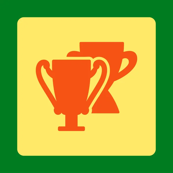 Trophy cups icon from Award Buttons OverColor Set — Stock Photo, Image