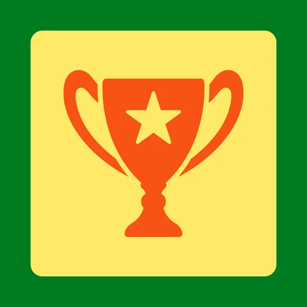 Trophy icon from Award Buttons OverColor Set — Stock Photo, Image