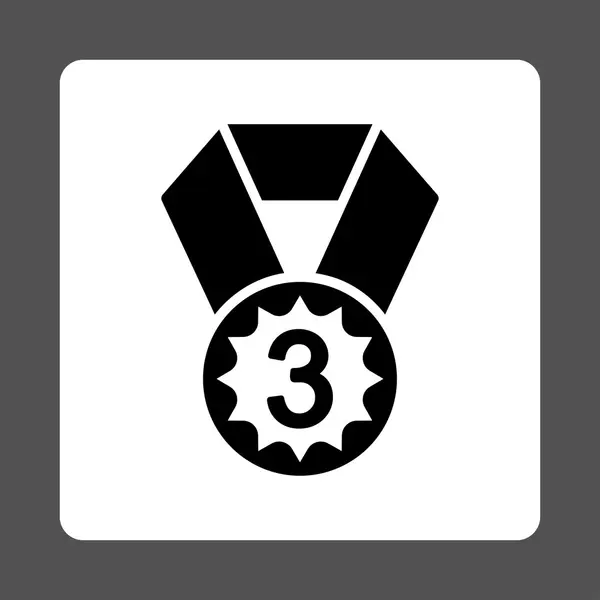 Third place icon from Award Buttons OverColor Set — Stock Photo, Image