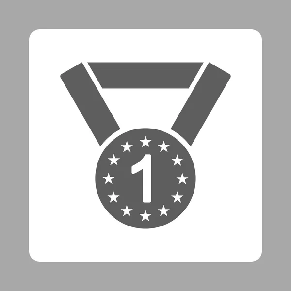 Primeiro ícone de medalha de botões de prêmio OverColor Set — Fotografia de Stock