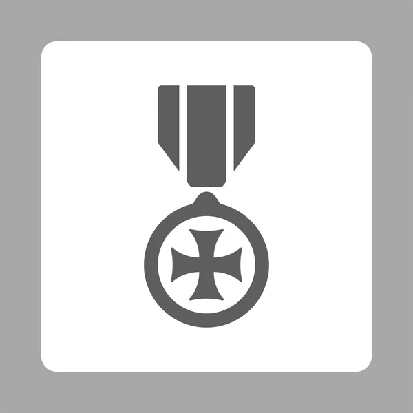 Ikona Krzyż maltański z Nagroda przyciski Overcolor zestaw — Zdjęcie stockowe