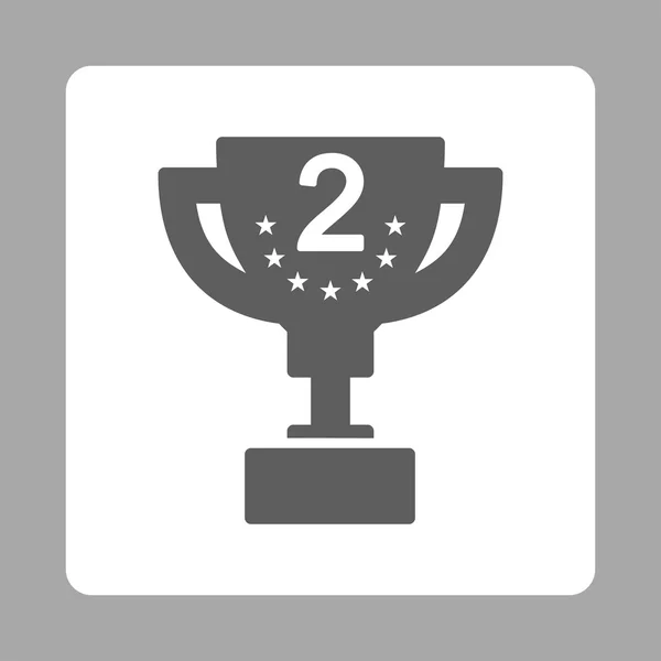 Second prize icon from Award Buttons OverColor Set — Stock Photo, Image