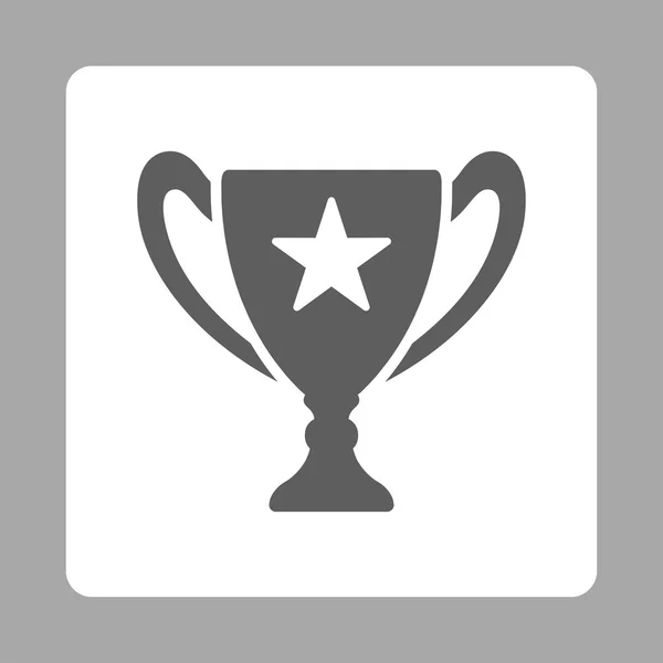 Ikona trofej z ocenění tlačítka Overcolor Set — Stock fotografie