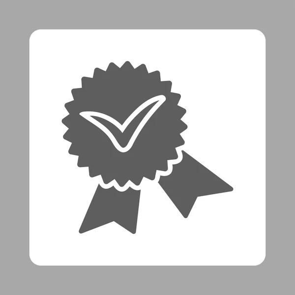 Піктограма печатки валідації з набору кнопок премії OverColor — стокове фото