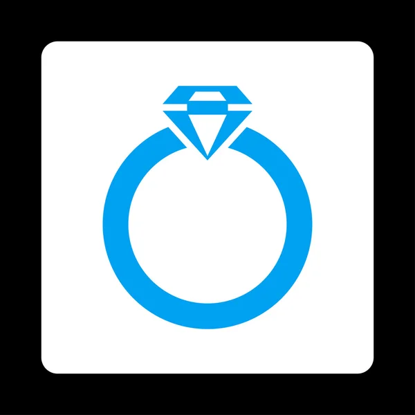 Diamond Ring Icon — Stock Photo, Image