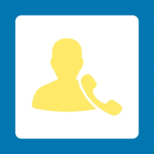 Telefon wsparcie ikona — Zdjęcie stockowe