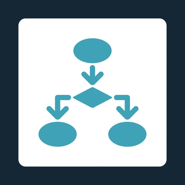 Icono de diagrama de flujo — Foto de Stock