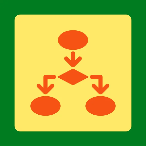 Icono de diagrama de flujo — Foto de Stock