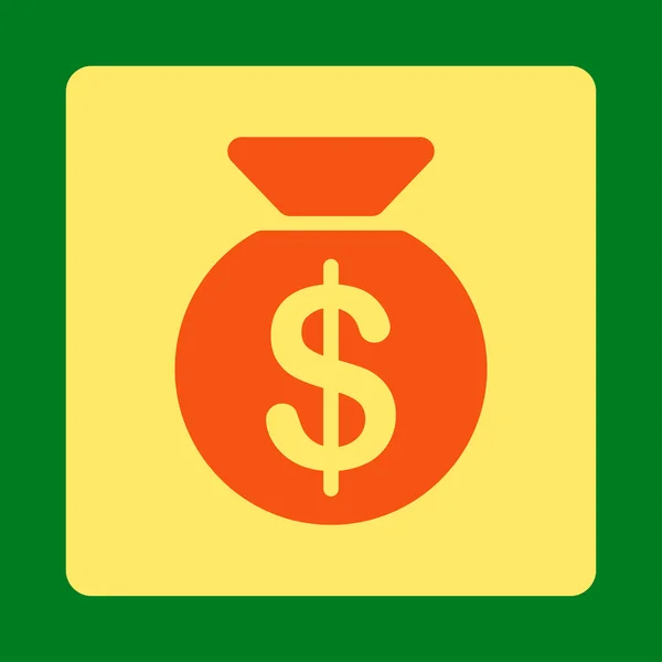 Icona sacchetto di denaro — Foto Stock