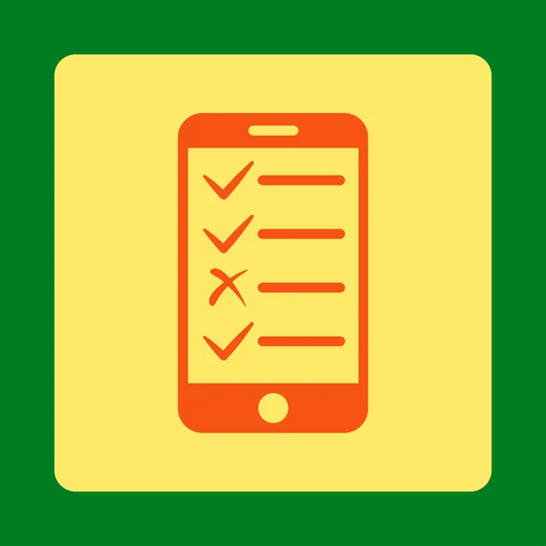 Mobile Tasks Icon — Stock Photo, Image