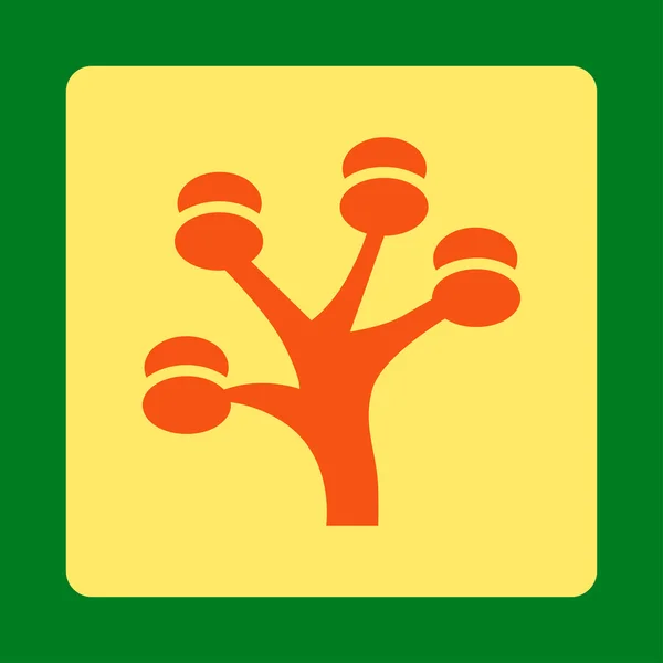 Ikon Pohon Uang — Stok Foto