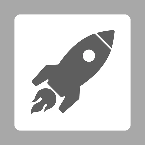 Ikona spuštění rakety — Stock fotografie