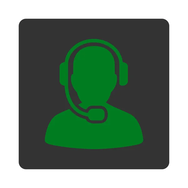 Call Center Operator Icon — Stock Photo, Image