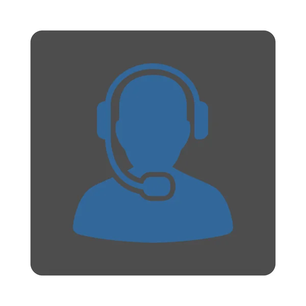 Call Center Operator Icon — Stock Photo, Image