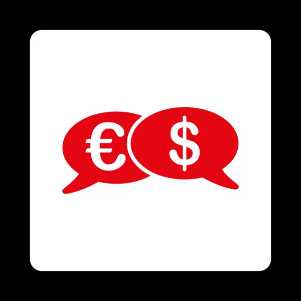 Banking Transactions Icon from Commerce Buttons OverColor Set — стоковий вектор