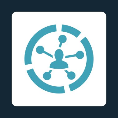 İlişkiler diyagram simgesi