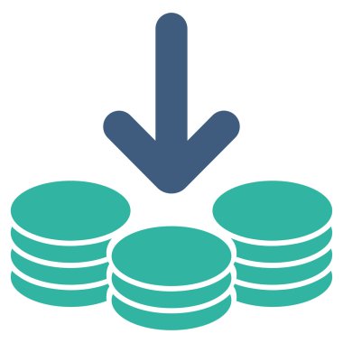 Ticaret kümesinden gelir simgesi