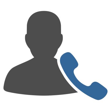 Telefon desteği simgesinden ticaret Set