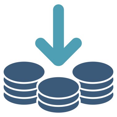 Ticaret kümesinden gelir simgesi