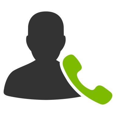 Telefon desteği simgesinden ticaret Set