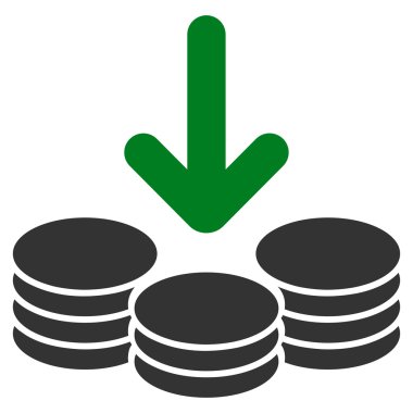 Ticaret kümesinden gelir simgesi