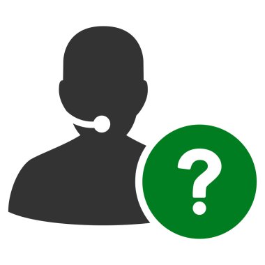 Çevrimiçi destek simge ticaret kümesinden