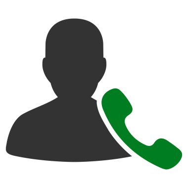 Telefon desteği simgesinden ticaret Set