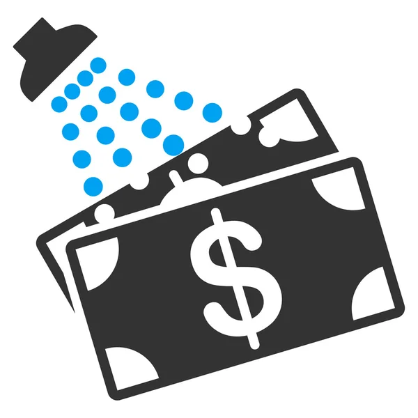 Pénz mosoda ikon meghatározott kereskedelmi — Stock Vector