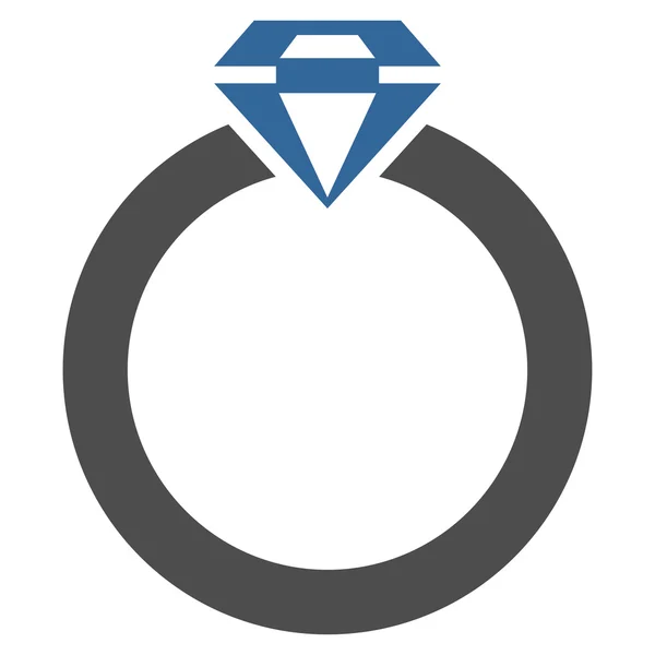 Icône bague diamant de Commerce Set — Image vectorielle