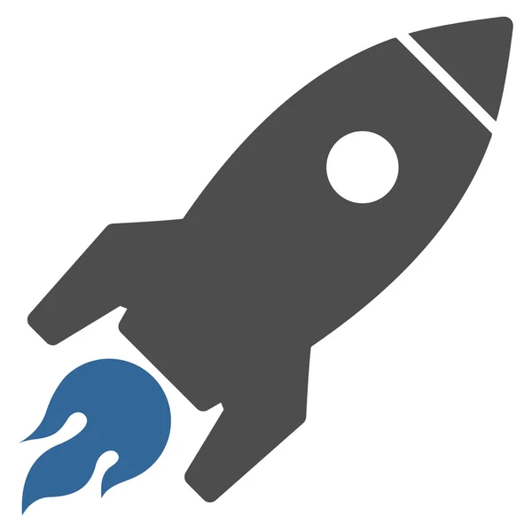 Raket lancering pictogram van Commerce Set — Stockvector