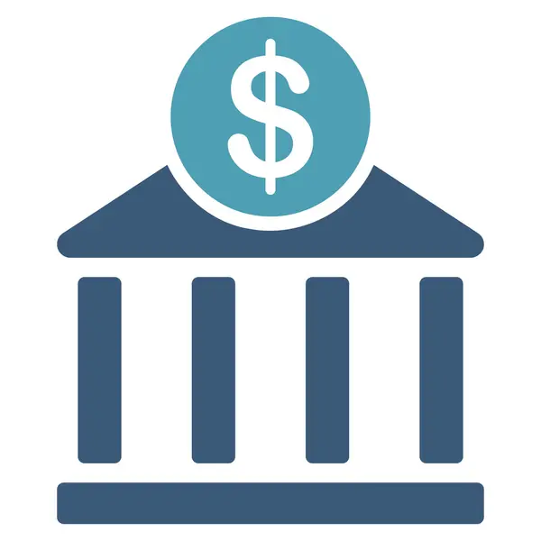 Pictogram van de Bank van Commerce Set — Stockvector